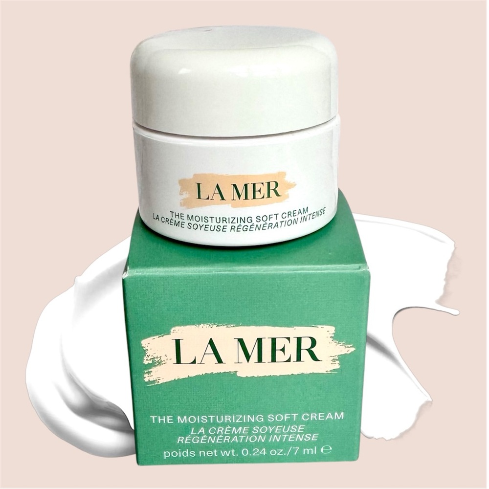La Mer The Moisturizing Soft Cream Deluxe Travel Size (0.24 fl oz / 7 ml) NEW